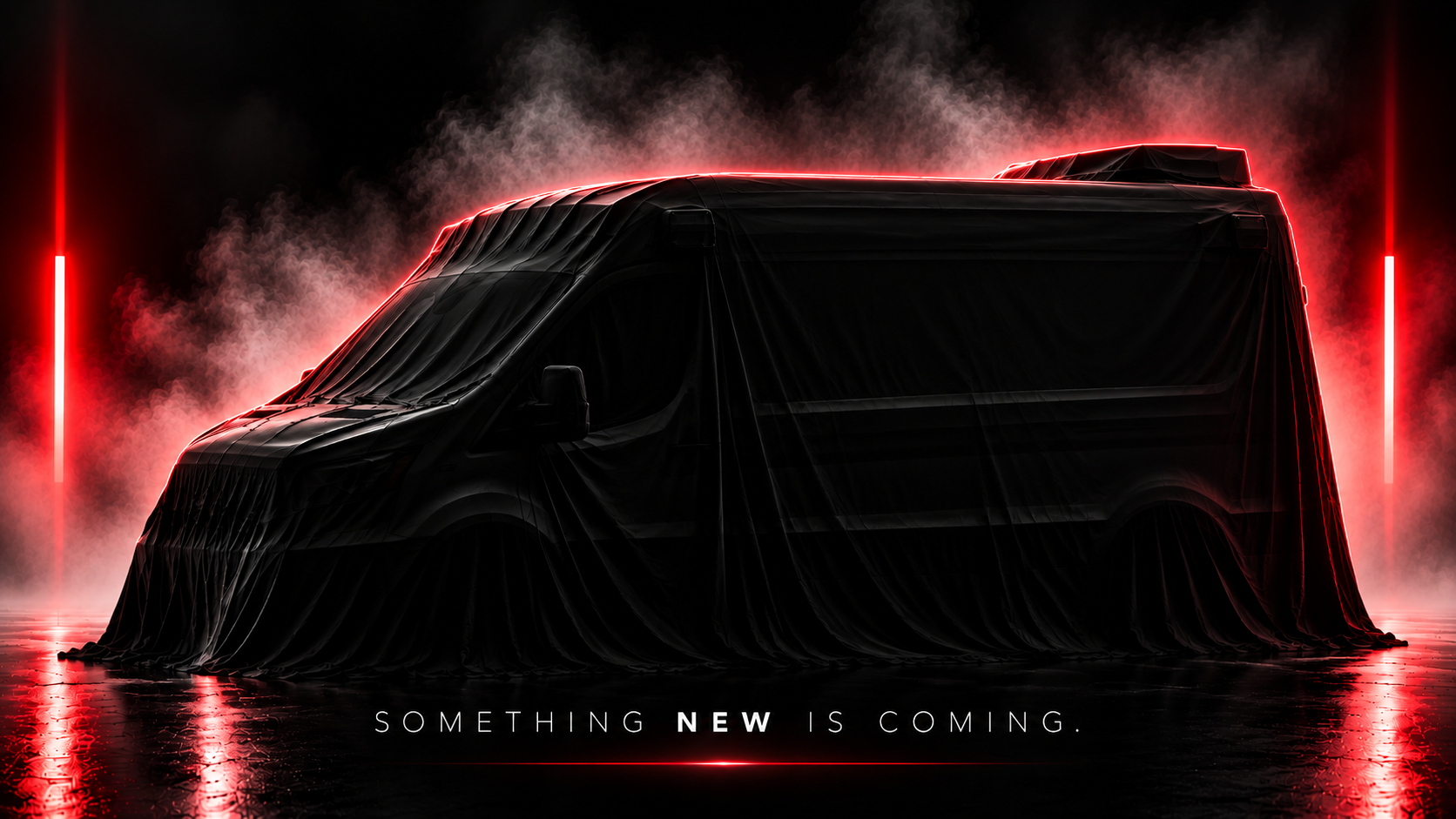 New SIV ambulance under a cover ahead of its EMS World Expo debut