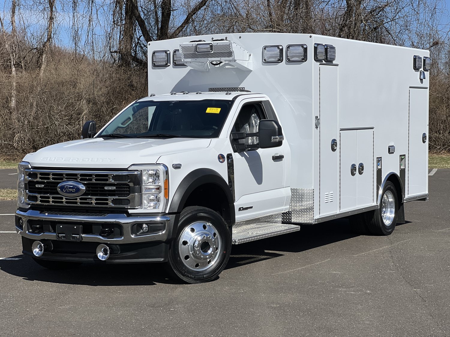 Remounted ambulance ready for delivery at SIV
